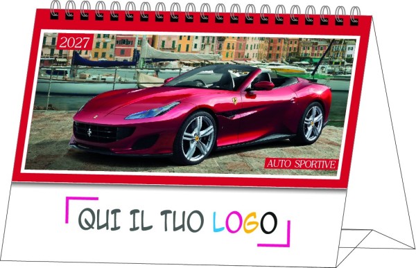 Calendari personalizzati Auto sportive da tavolo 2027
