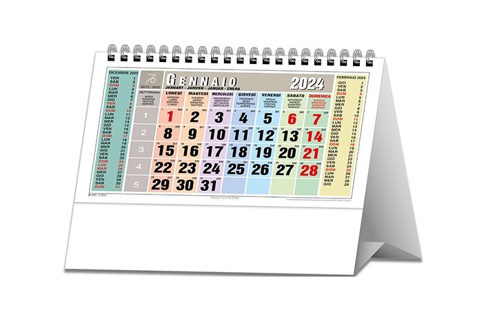 Calendario Da Tavolo