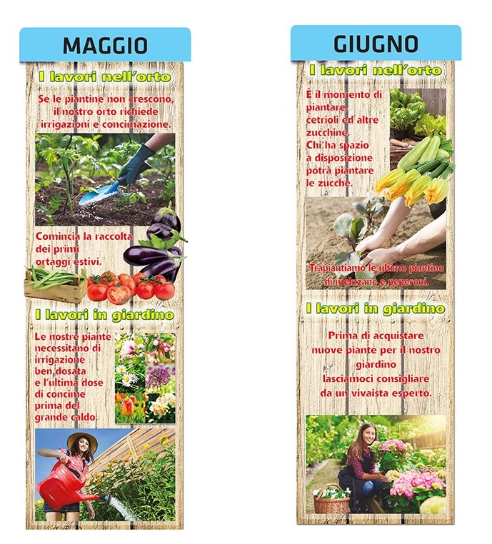 Calendari Orto e Giardino personalizzati 2024 ️ AGM