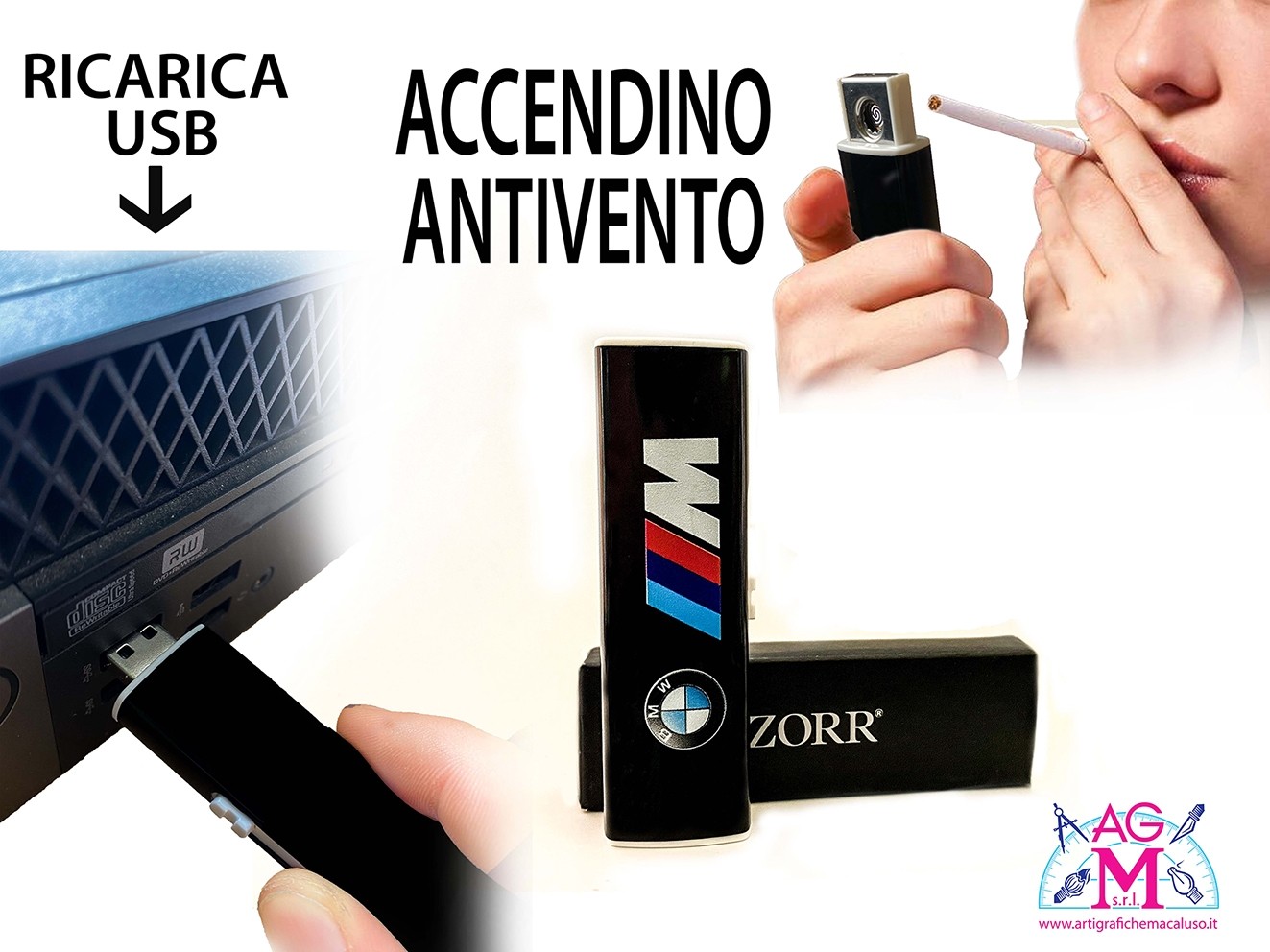 Accendino USB Ricaricabile - Nuovo - Accessori Auto In vendita a Genova