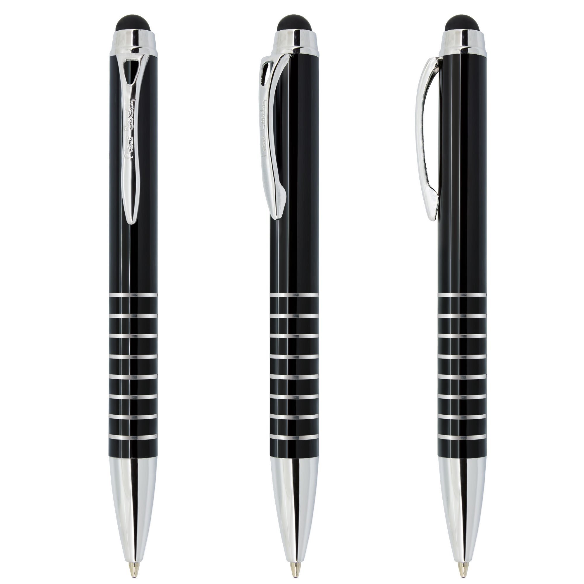 Penna Pierre Cardin Fashion In Metallo Personalizzabile – Bianca O Nera, Con Incisione Fino A 2 Righe – In Cofanetto Regalo - 2