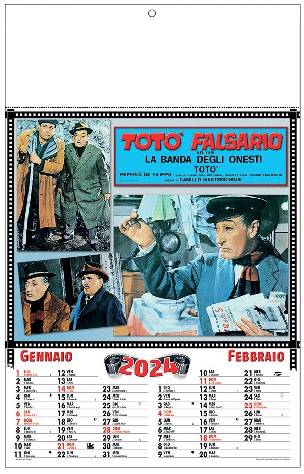 Calendari Totò e comici personalizzati 2024 ️ AGM