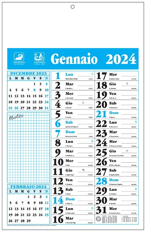 Calendari Olandesi personalizzati 2024 ️ AGM