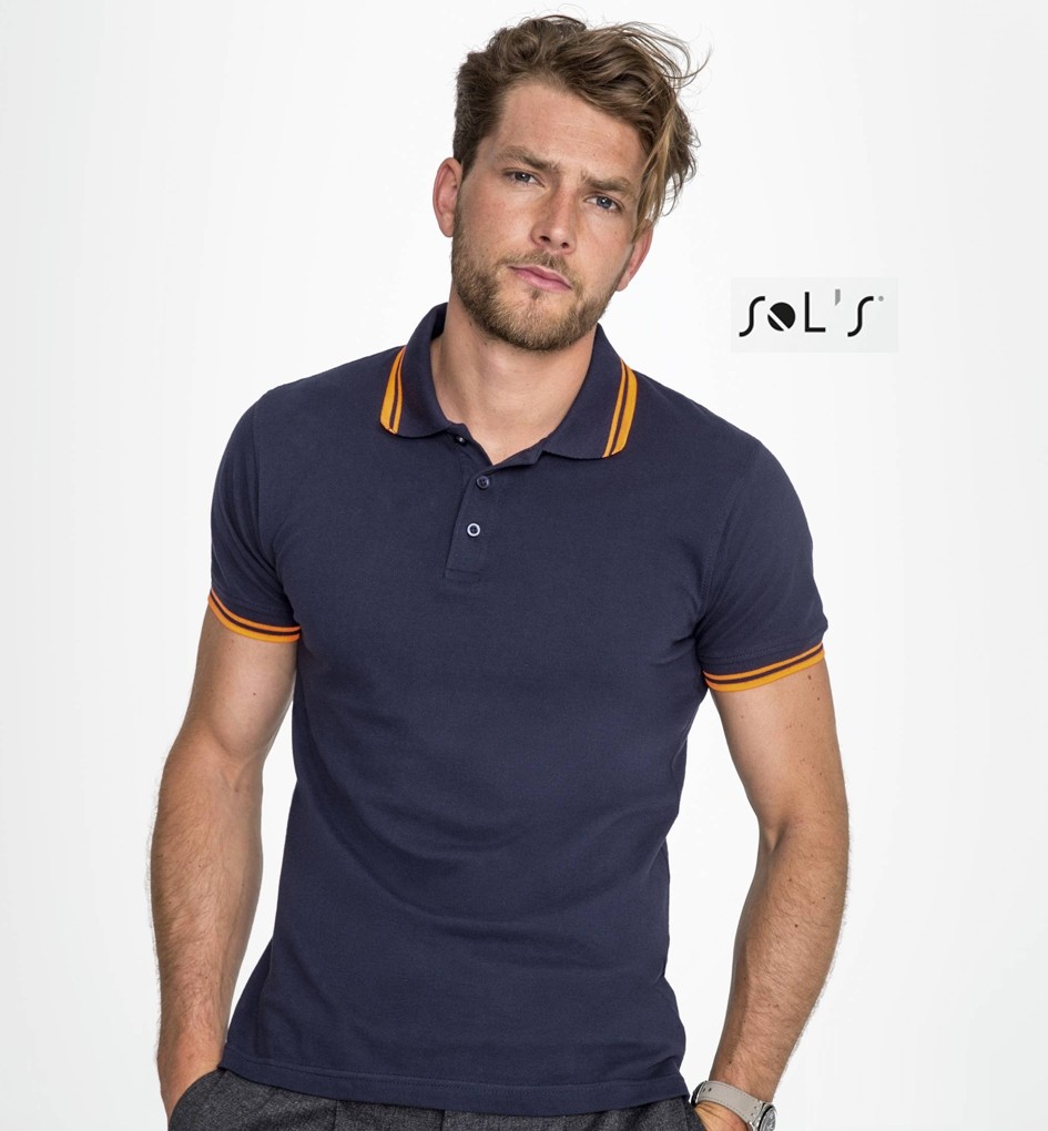 Polo uomo personalizzabili con logo a colori da 8 27