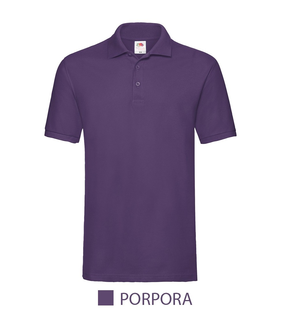 Polo Fruit uomo personalizzabili con logo a colori da 6 69