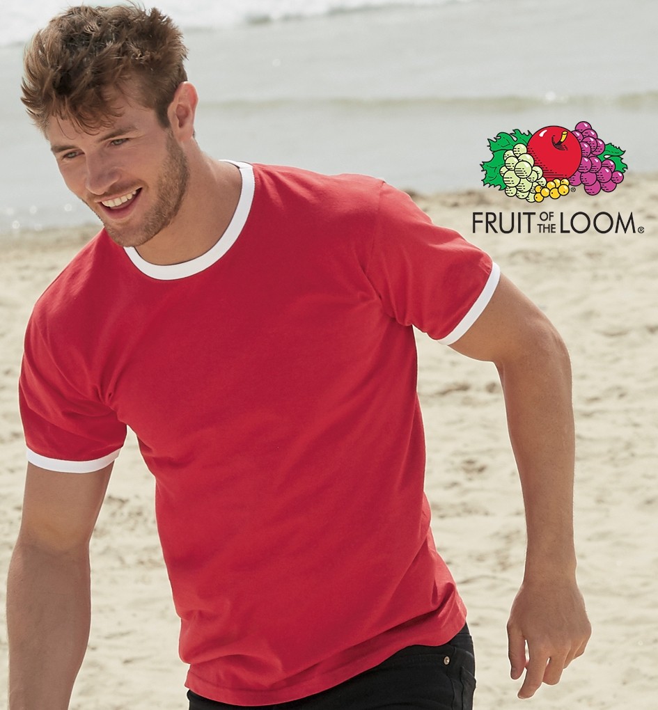 Magliette uomo personalizzabili con logo a colori da 3 40