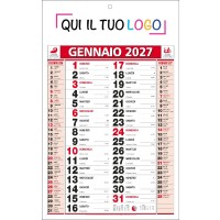Calendari personalizzati olandese classico rosso 2027