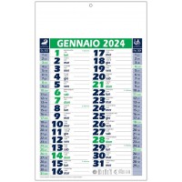Calendario olandese Basic Verde 2024