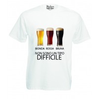 T-shirt Stampa Non sono un tipo Difficile