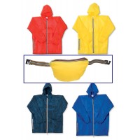 Giacche k-way personalizzate con cappuccio antipioggia