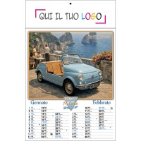 Calendari personalizzati auto mitiche d'epoca 2027