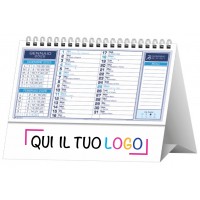 Calendari personalizzati da tavolo Basic Blu 2026