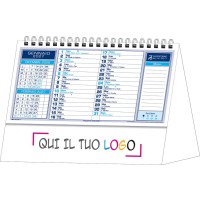 Calendari personalizzati da tavolo Basic Blu 2027