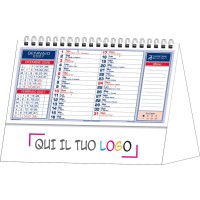 Calendari personalizzati da tavolo Basic Rosso 2027