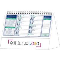 Calendari personalizzati da tavolo Basic Verde 2027
