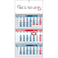 Calendari personalizzati Trittico Spirale 2027