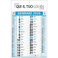 Calendari personalizzati olandese Classico Blu 2026