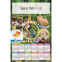 Calendari personalizzati poster Animali - cani e gatti