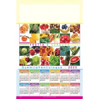 Calendari personalizzati poster frutta