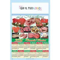 Calendari personalizzati carne e macelleria poster
