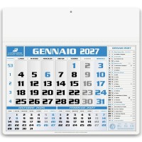 Calendari personalizzati olandese americano blu 2027