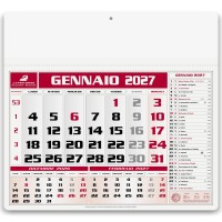 Calendari personalizzati olandese americano rosso 2027