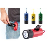 Erogatore sacchetti personalizzato con led - Swan - 4618