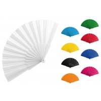 Ventaglio personalizzato in plastica - Tela - 8096