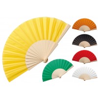 Ventaglio richiudibile con stecche in legno personalizzato - Folklore - 8863