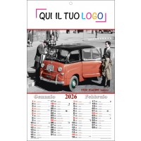 Calendari personalizzati auto mitiche d'epoca 2026