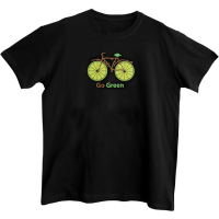 Green T-shirt - Bike