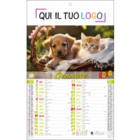 Calendari personalizzati cani e gatti 2026