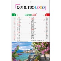 Calendari personalizzati città d'Italia e paesaggi 2026