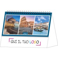 Calendari personalizzati città d'Italia da tavolo 2027