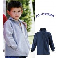Felpe personalizzate Mezza zip Pinterre - B56