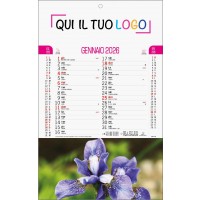 Calendari personalizzati fiori 2026