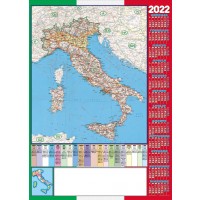 Calendari personalizzati Poster 2025 Cartina Italia