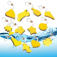 Portachiavi personalizzati Multistrato Galleggianti Gialli - 348