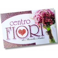 Biglietti da visita personalizzati glitter