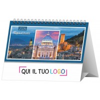 Calendari personalizzati città d'Italia da tavolo 2026