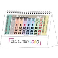 Calendari personalizzati da tavolo multicolor 2027