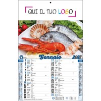 Calendari personalizzati Pesce crudo 2027