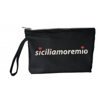 Pochette Siciliamoremio Glitter Argentato