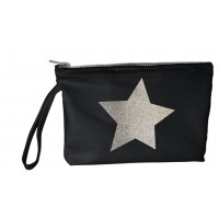Pochette Stella Glitter Argentato