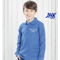 Polo personalizzate JHK Manica Lunga bambino