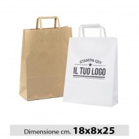 Sacchetti personalizzati carta - Piattina18