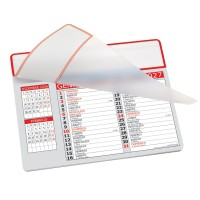 Calendari personalizzati olandese pad Rosso 2027