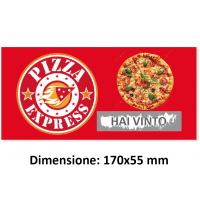 Biglietti da visita personalizzati gratta e vinci - Long