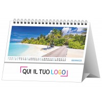Calendario personalizzati da tavolo Paesaggi  tropicali 2026