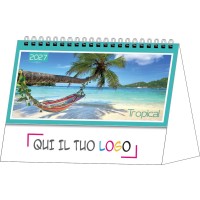 Calendario personalizzati da tavolo Paesaggi tropicali 2027